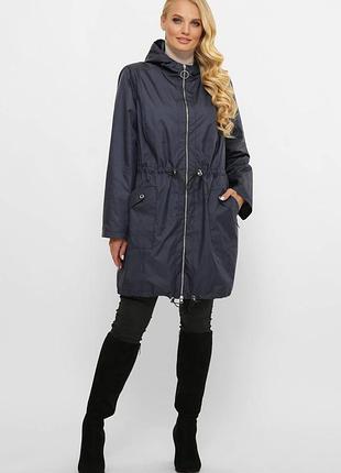 Плащ демісезонний з капюшоном