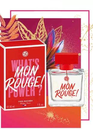 Парфюмированная вода mon rouge, 30мл yves rocher