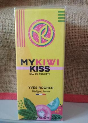 Туалетная вода my kiwi kiss yves rocher, 100 мл, новая2 фото