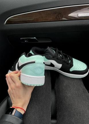 Кросівки жіночі nike air jordan 1 retro low light mint6 фото