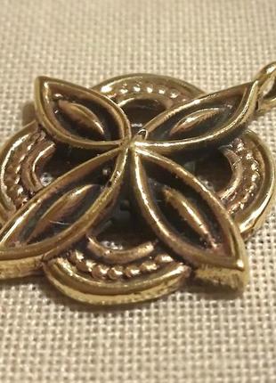 Латунний кулон ручної роботи