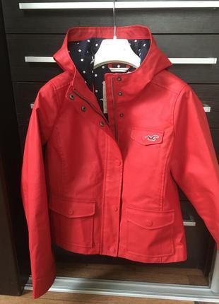 Куртка ветровка дождевик hollister
