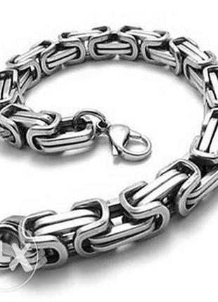 Чоловічий браслет steel rage silver