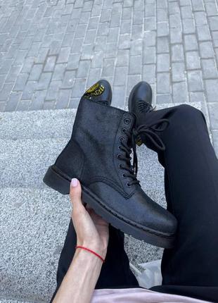 Ботинки женские dr. martens classic black6 фото