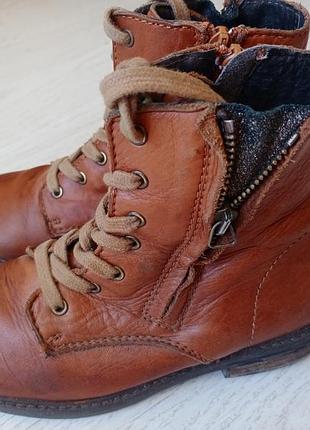 Кожаные деми ботиночки kipling 32 раз. для двора.