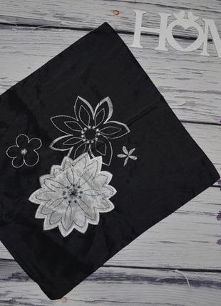Шикарная наволочка для декоративных подушек в ваш дизайн с вышивкой цветы