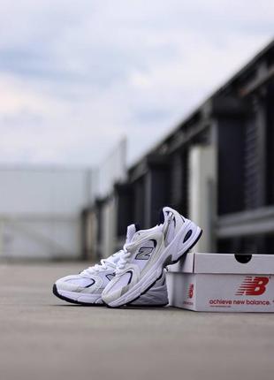 Чоловічі кросівки 🔵 nb 530 white silver5 фото