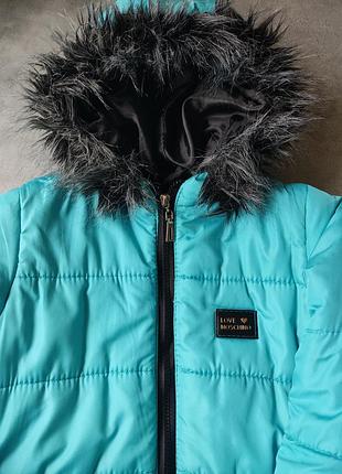 Куртка-пальто на девочку 10 -12 лет