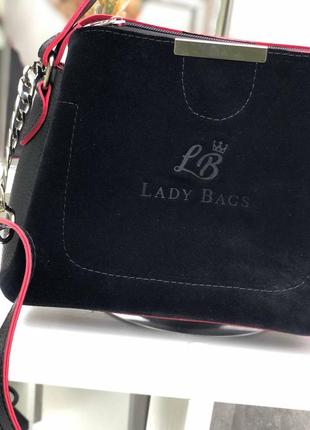 Женская сумка с красным краем  lady bags2 фото