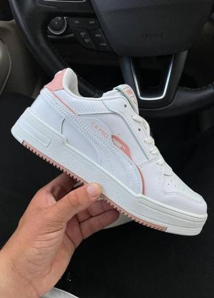 Женские кроссовки puma ca pro white pink 36-37-38-39-40