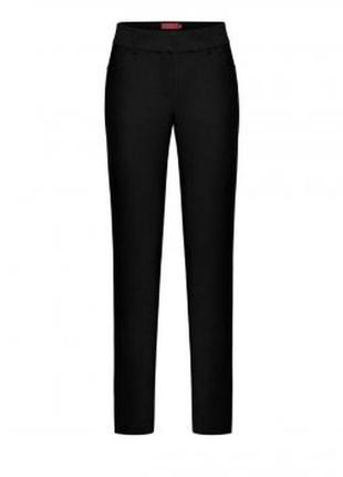 Стрейчевые брюки женские, цвет черный