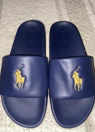 Мужские шлёпанцы размер 40 polo ralph lauren оригинал
