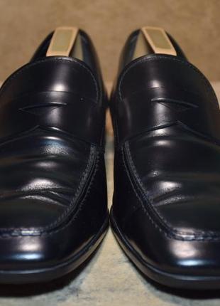 Мокасины лоферы туфли tods polished leather penny loafers. италия. оригинал. 44 р.2 фото