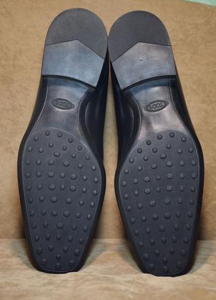 Мокасины лоферы туфли tods polished leather penny loafers. италия. оригинал. 44 р.4 фото