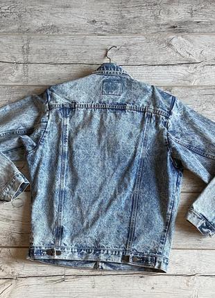 Винтажная джинсовая джинсовка варёная куртка levi’s edwin jean Leggings machine2 фото