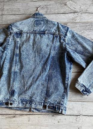 Винтажная джинсовая джинсовка варёная куртка levi’s edwin jean Leggings machine7 фото