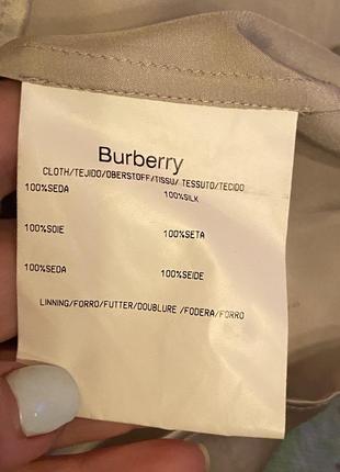 Блуза, рубашка, батник, burberry , 💯 шёлк!5 фото