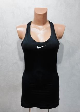 Новая спортивная удлиненная майка nike pro dri-fit