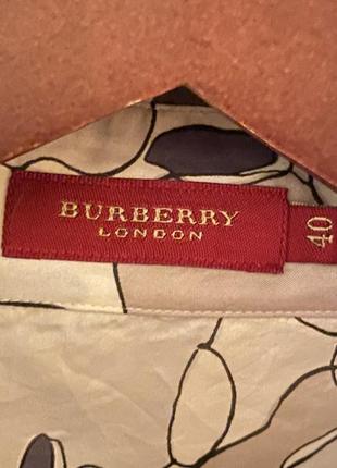 Блуза, рубашка, батник, burberry , 💯 шёлк!4 фото