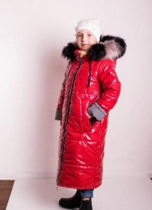 Зимові куртки для дівчаток5 фото