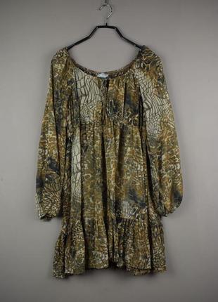 Очень стильная фирменная туника с красивым принтом от wallis