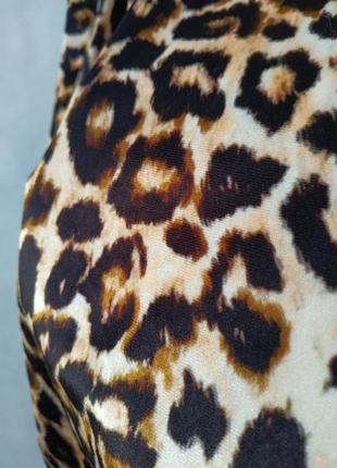 Оксамитові леопардові брюки кльош uk107 фото