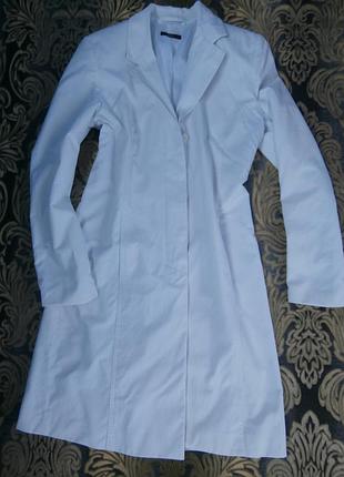 Білосніжний тренч легкий плащ розм. s-m