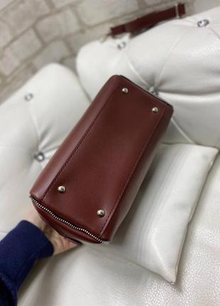 Сумка в цвете бордо 2