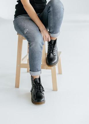 Ботинки 1460 classic black черевики 7