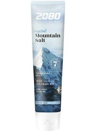 Зубная паста dental clinic 2080 pure crystal mountain salt toothpaste fresh mint