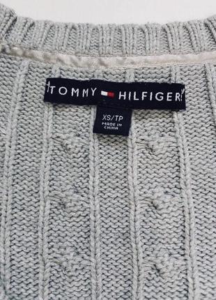 Фирмовий светр полувер об’ємне плетення tommy hilfiger3 фото