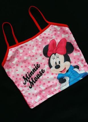 Топ для купання/маєчка minnie mouse тм disney (розмір 134-140)