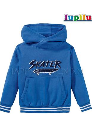 1-2 роки утеплена кофта для хлопчика деми худи светр кофточка тепла капюшон толстовка начіс фліс