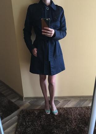 Стильний плащ під пояс "mango"