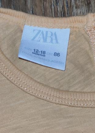 Футболка zara (12-18мес)2 фото