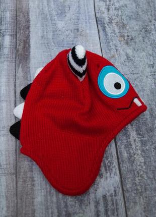 Шапка демі з ріжками george на 9-18 міс