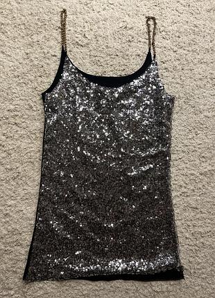 Майка блестящая