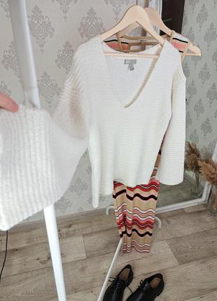 Брендовий дуже стильний теплий светр з широкими рукавами asos🤍2 фото