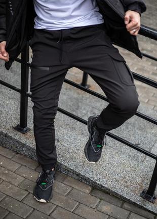 Чоловічі утеплені штани : чорні с м л хл ххл2 фото