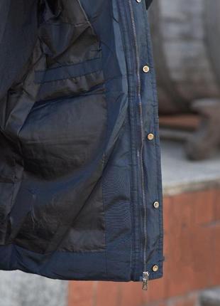 Легкая мужская осенняя куртка темно синяя xs, можно на подростка4 фото