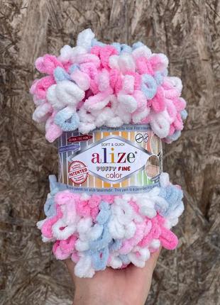 Пряжа alize puffy fine 833 5945