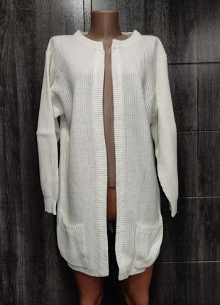 Теплый кардиган, накидка, кофта пог-53