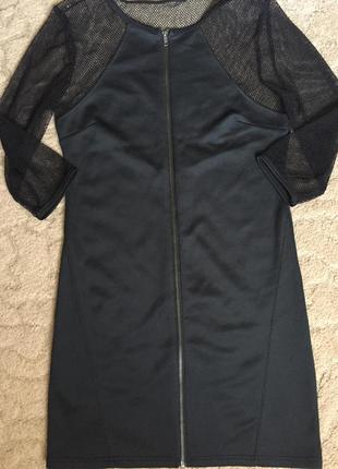 Распродажа! супер платье чёрное m (46-48)