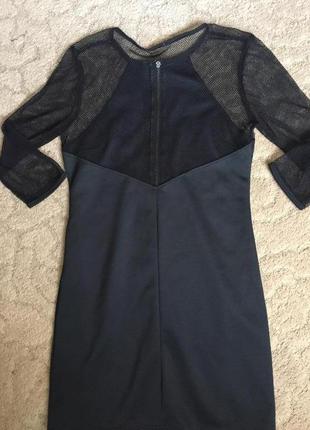 Распродажа! супер платье чёрное m (46-48)3 фото
