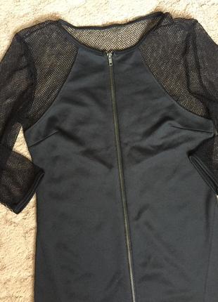Распродажа! супер платье чёрное m (46-48)2 фото