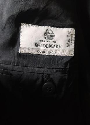 Скидка!!! пиджак мужской темно-серый woolmark6 фото