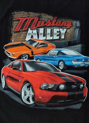 Автомобильная футболка mustang alley гоночная ford mustang usa форд мустанг2 фото