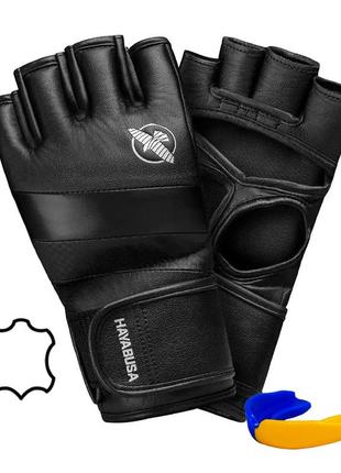Sale !!! - перчатки для mma hayabusa t3  - black l 4oz (original)