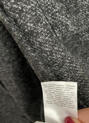 Дуже класна тепла сорочка оверсайз пальто темно сіра solid7 фото