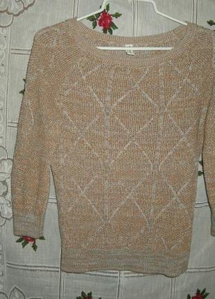 Супер кофта"de.corp",р.s.92%коттон,5%пол-р,3%металик